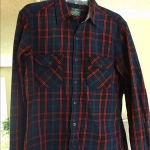 Factory JCrew Heavyweight Flannel Shirt Medium